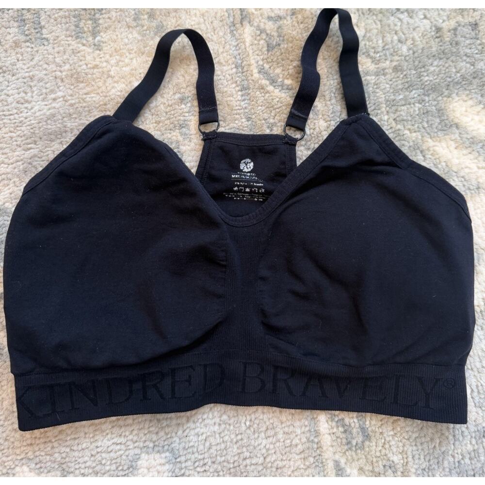 Kindred Bravely Nursing Bra Black Sz M